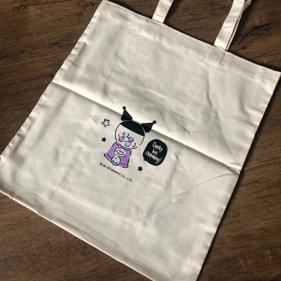 KUROMI-Imported (NWT) Lightweight Clothe Tote - Picture 2 of 11